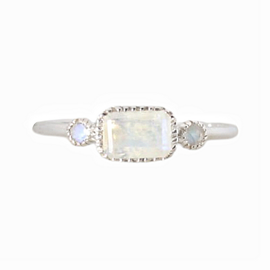 Sterling Silver Crystal Glow Ring