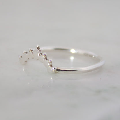Sterling Silver Curved Ring