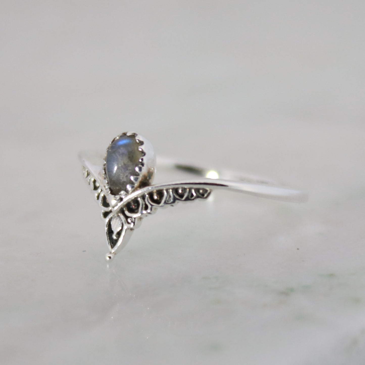 Sterling Silver Eternal Elegance Ring Labradorite