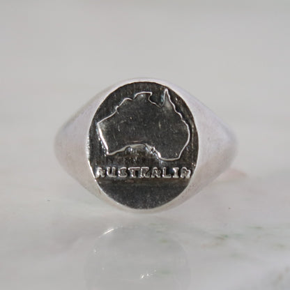 Sterling Silver Australia Ring