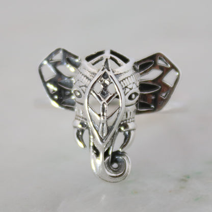 Sterling Silver Elephant Ring