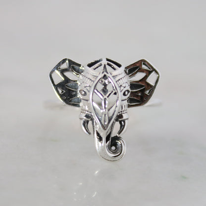 Sterling Silver Elephant Ring