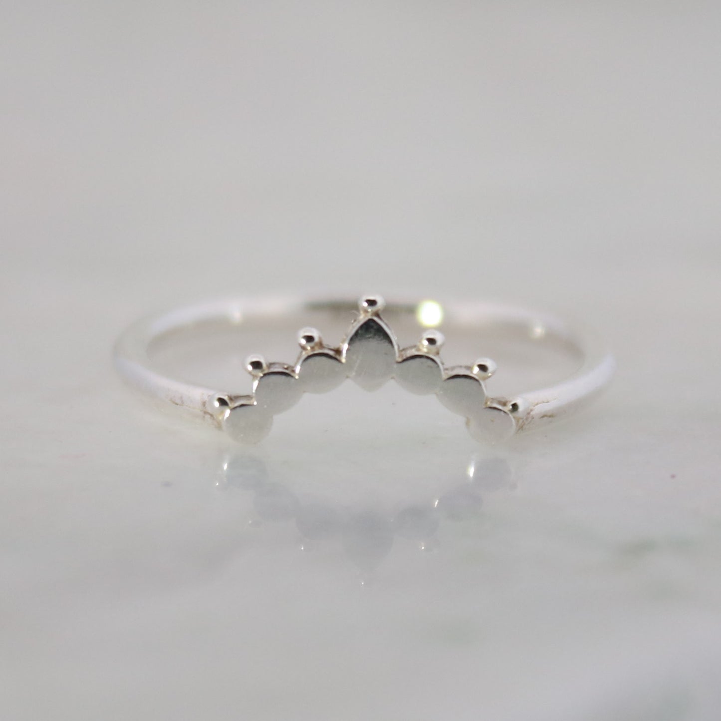Sterling Silver Curved Ring
