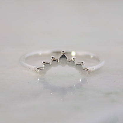 Sterling Silver Curved Ring