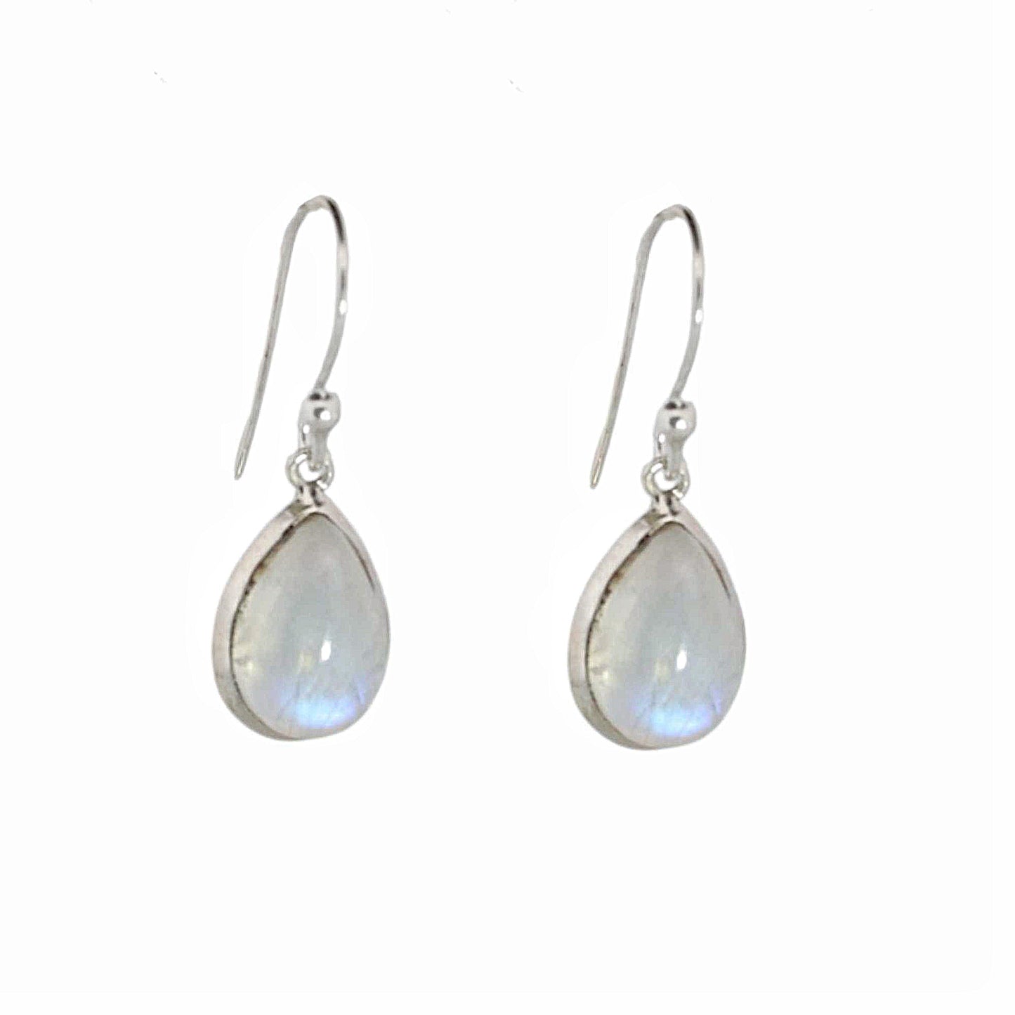 Sterling silver Teardrop Moonstone Earrings