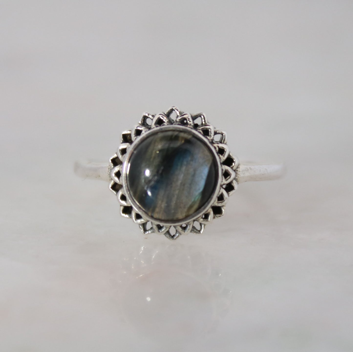 Sterling Silver Golden Hour Ring Labradorite
