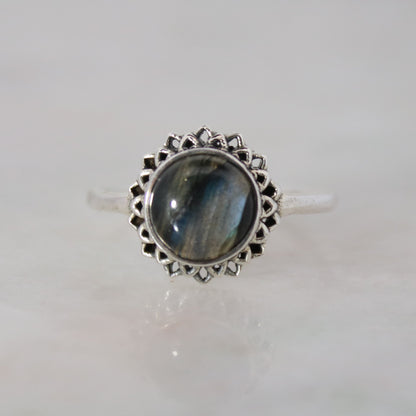 Sterling Silver Golden Hour Ring Labradorite