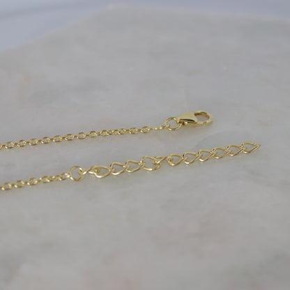 14k Gold Vermeil Beaded Arch Necklace - Limited Edition