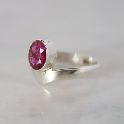 Sterling Silver Forest Fruit Ring - Ruby Quartz