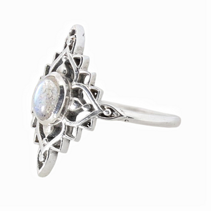 Sterling Silver Checkerboard Ring