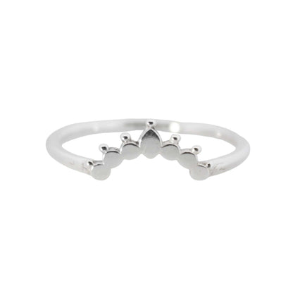 Sterling Silver Curved Ring
