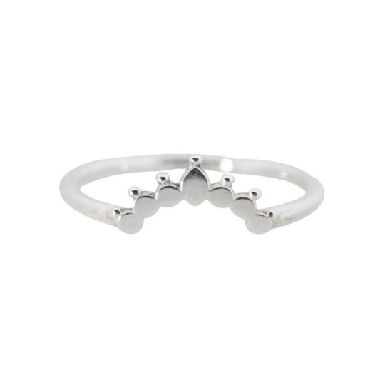 Sterling Silver Curved Ring