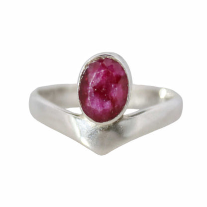 Sterling Silver Forest Fruit Ring - Ruby Quartz
