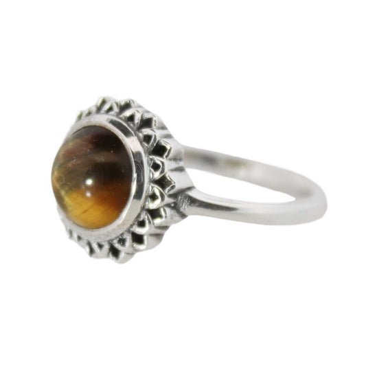 Sterling Silver Golden Hour Ring Tigereye