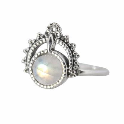 Sterling Silver Ode to a Woman Ring – Moonstone