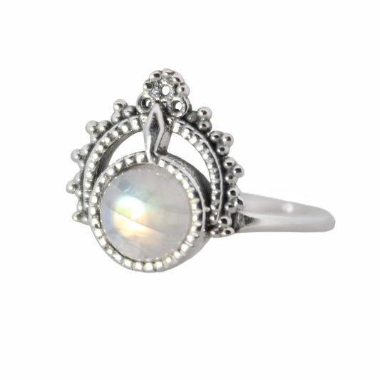 Sterling Silver Ode to a Woman Ring – Moonstone