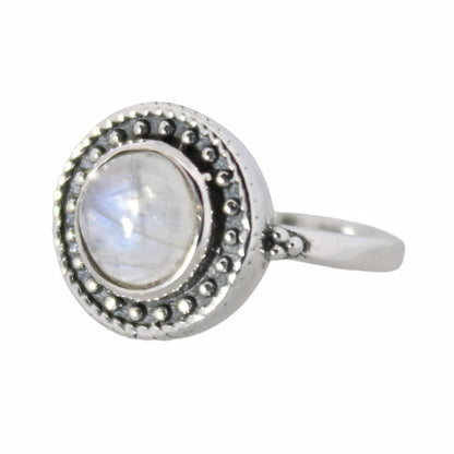 Sterling Silver Aphrodite Ring Moonstone
